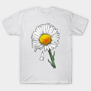 Daisy with petal falling T-Shirt